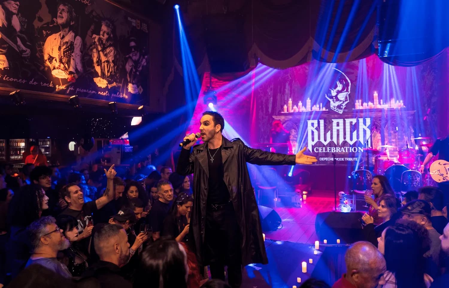Black Celebration — Lúcio Salazar entre o público